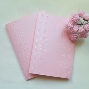 Розовые заготовки для открыток., 5 шт.