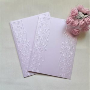 Заготовки светло-лилового цвета для пригласительных, 5 шт.