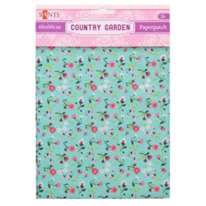 Бумага для декупажа, Country garden, 2 листа, 40*60 см, 952513