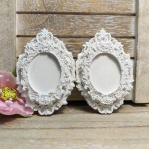 Рамка двухслойная Барокко, пара, 4,5х6,7 см.