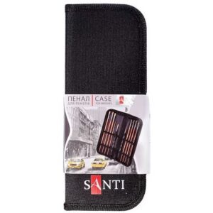 Пенал для кистей "Santi", 155*370*35 мм.