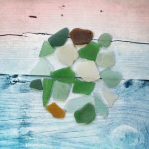 Морские стекла Sea glasses №1, 20 шт., 50 г.