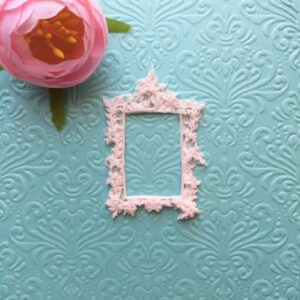 Рамка прямоугольная Рококо, гибкая, 6*5,2 см.
