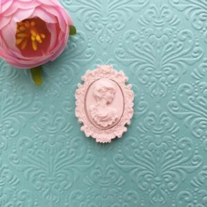 Комплект гибкий Сеттинг с камеей, 4,5*3,5 см.