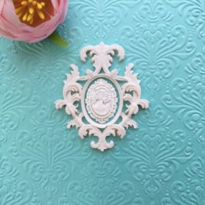 Рамка Винтажная+камея маленькая, гибкие.