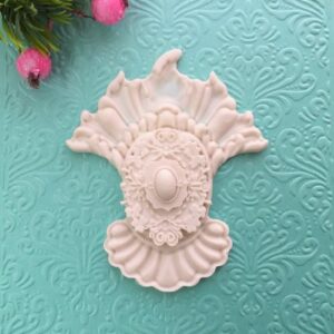 Гибкая накладка Рrima c сеттингом и брошкой, комплект.