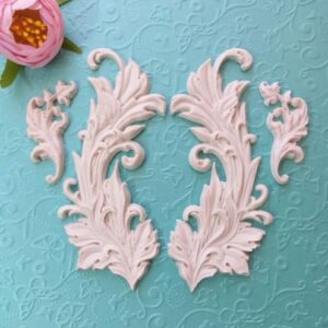 Набор гибкого декора Prima Baroque Swirls, 4 шт.