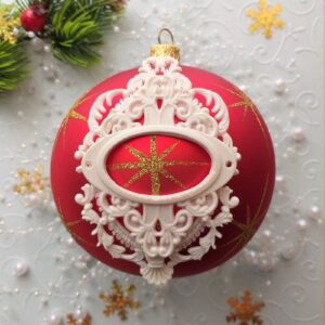 Ажурная рамка гибкая + Ажурная под надпись, комплект.