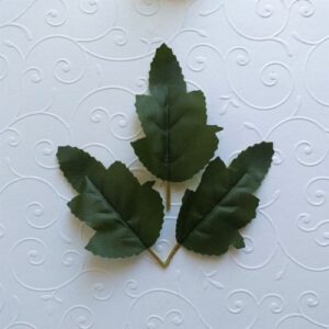 Листья искусственные, 8,5*5 см. Набор 3 шт.