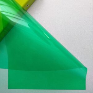 Разделительный лист PVC, прозрачный зеленый, 21*29,7 см, 180 мм.