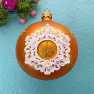 Гибкая круглая ажурная рамка большая + маленькая, пара.