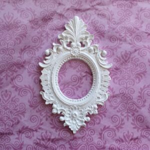 Викторианская рамка, гипс, 15*9,5 см.