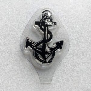 Силіконовий штамп "Морський якір", 4*3 см.