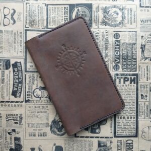 Портмоне чоловіче з відділом для паспорта, шкіра, 10,5*16,5 см.